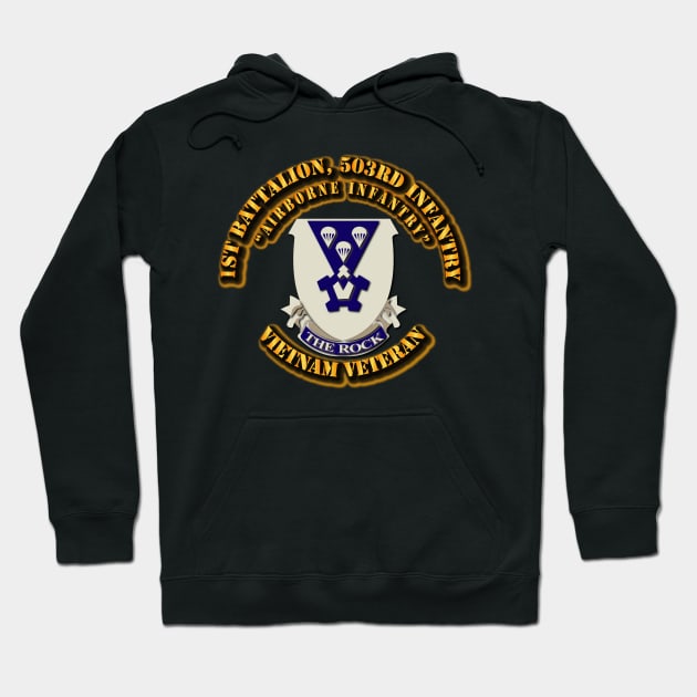 1st Battalion, 503rd Infantry (Airborne Infantry) without SVC Ribbon Hoodie by twix123844